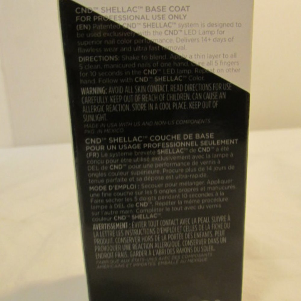 CND Shellac Brand Base Coat .25 oz - Picture 4 of 4